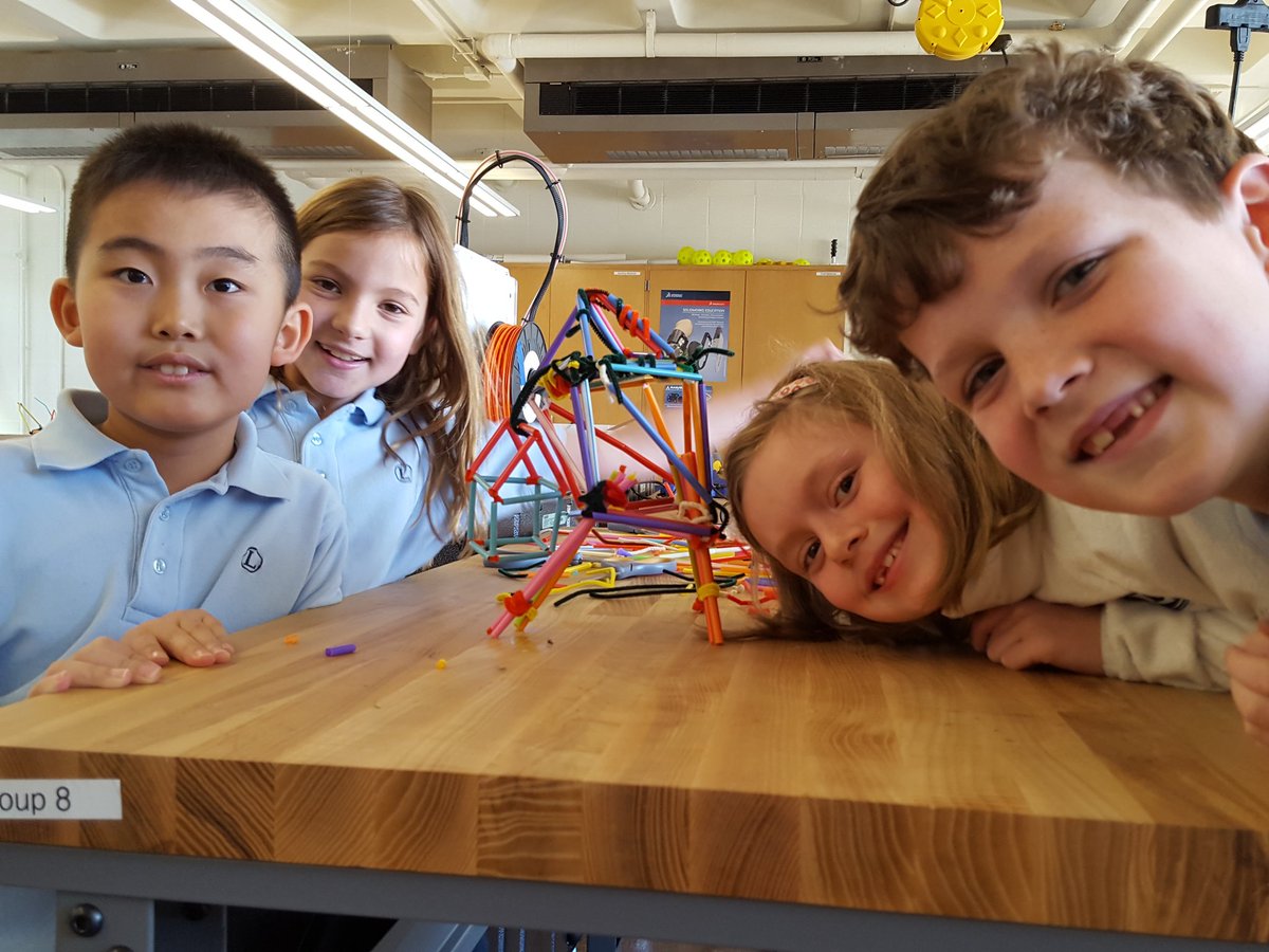 tcooper66's tweet photo. Making straw structures. 1st Grade unit. 2D shapes can make 3D shapes. Many Platonic solids can be made from triangles.. @TheLovettSchool https://t.co/kyJth94FmW