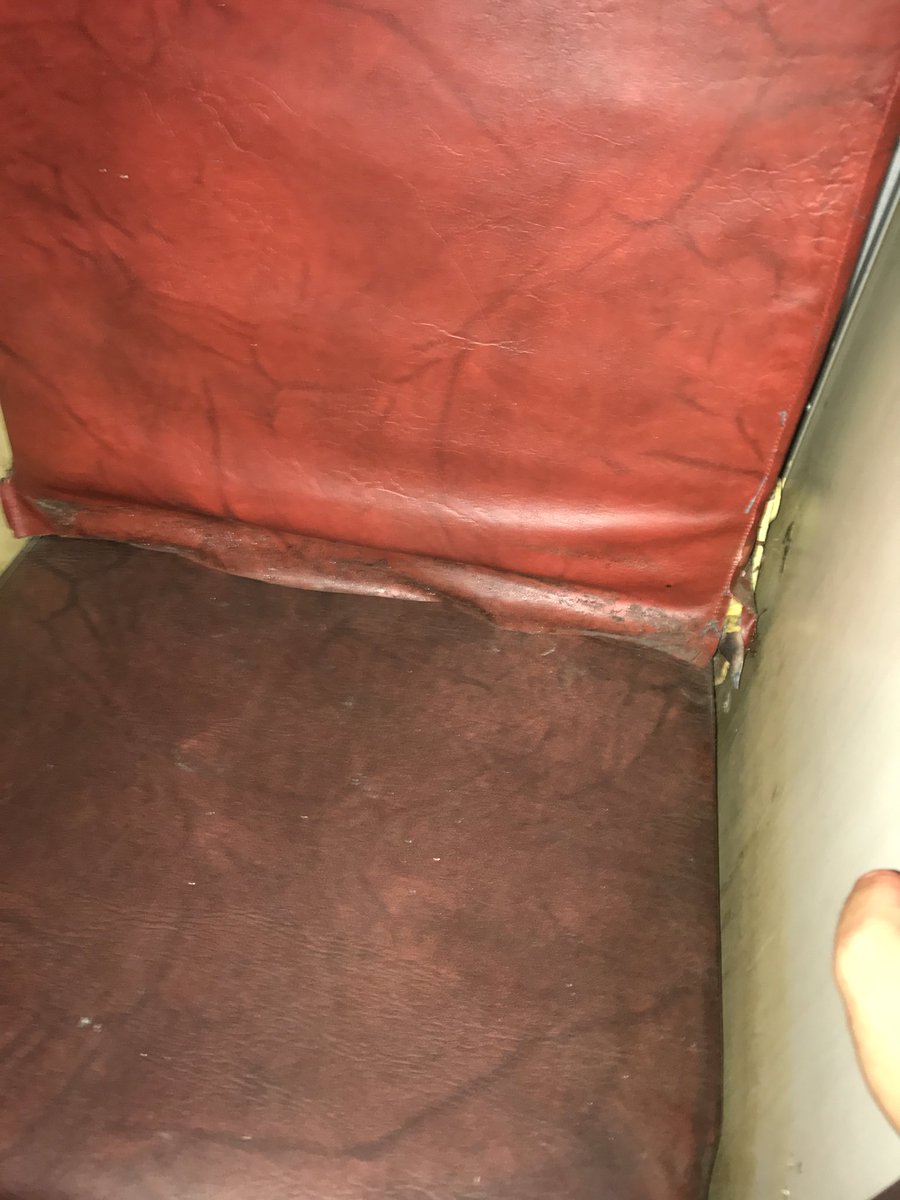 <a href="/indianrailway__/">IndianRailways</a> <a href="/sureshpprabhu/">Suresh Prabhu</a> pnr-8656594380 Avantika-12961 B3-63 seat is so dirty that cant sleep