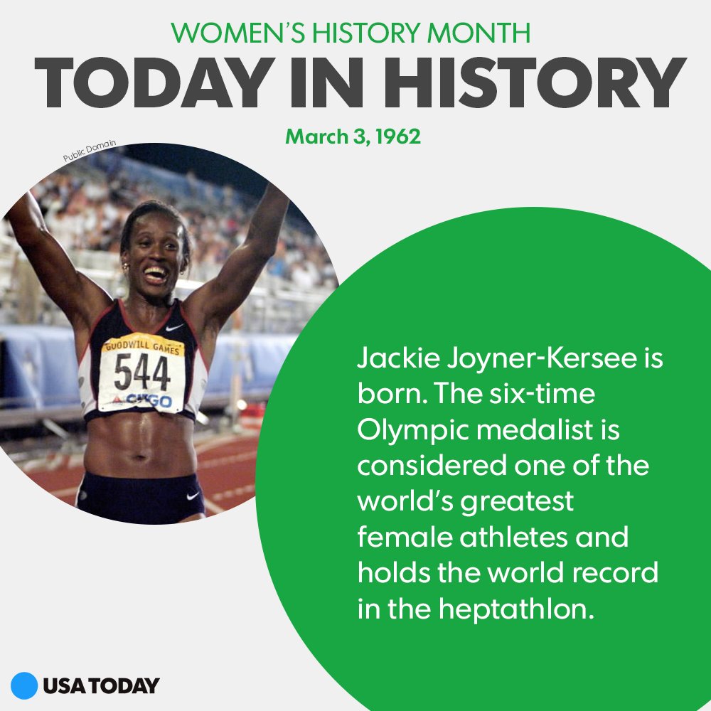 Happy birthday, Jackie Joyner-Kersee!  