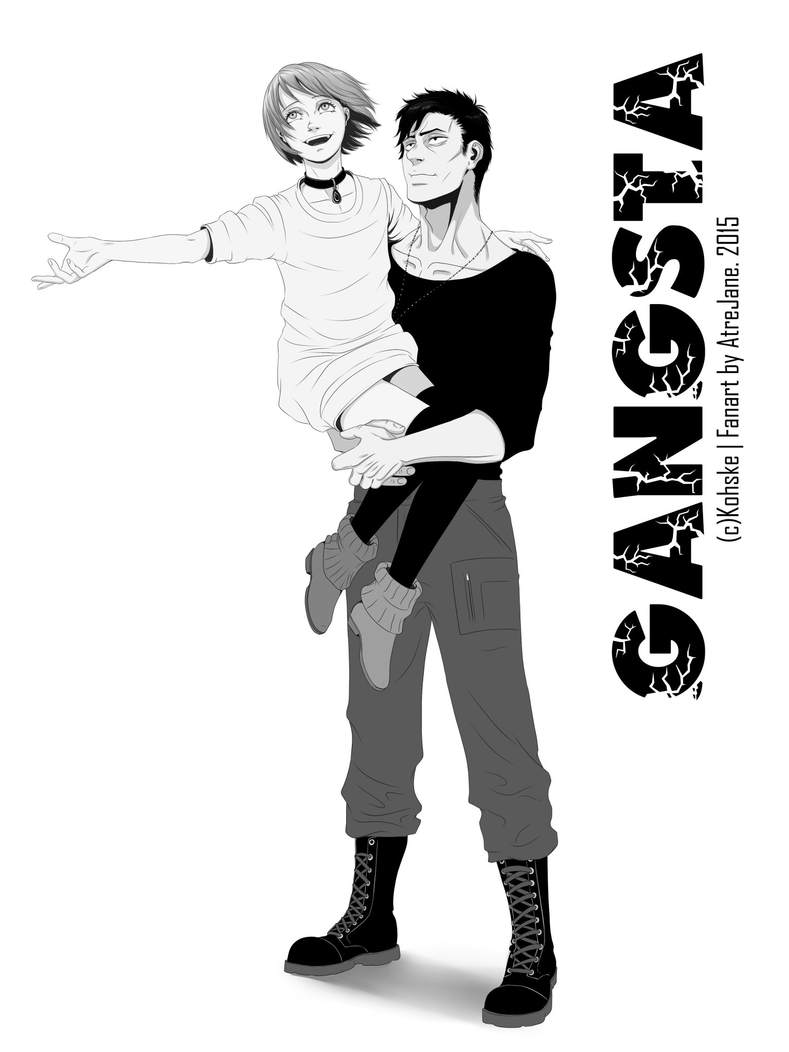 Atrejane Some My Old Fanarts Of Nicolas Brown And Nina P S They Are Just As Old Brother And Young Sister Manga Gangsta By Kohske T Co 0umd0id5w4