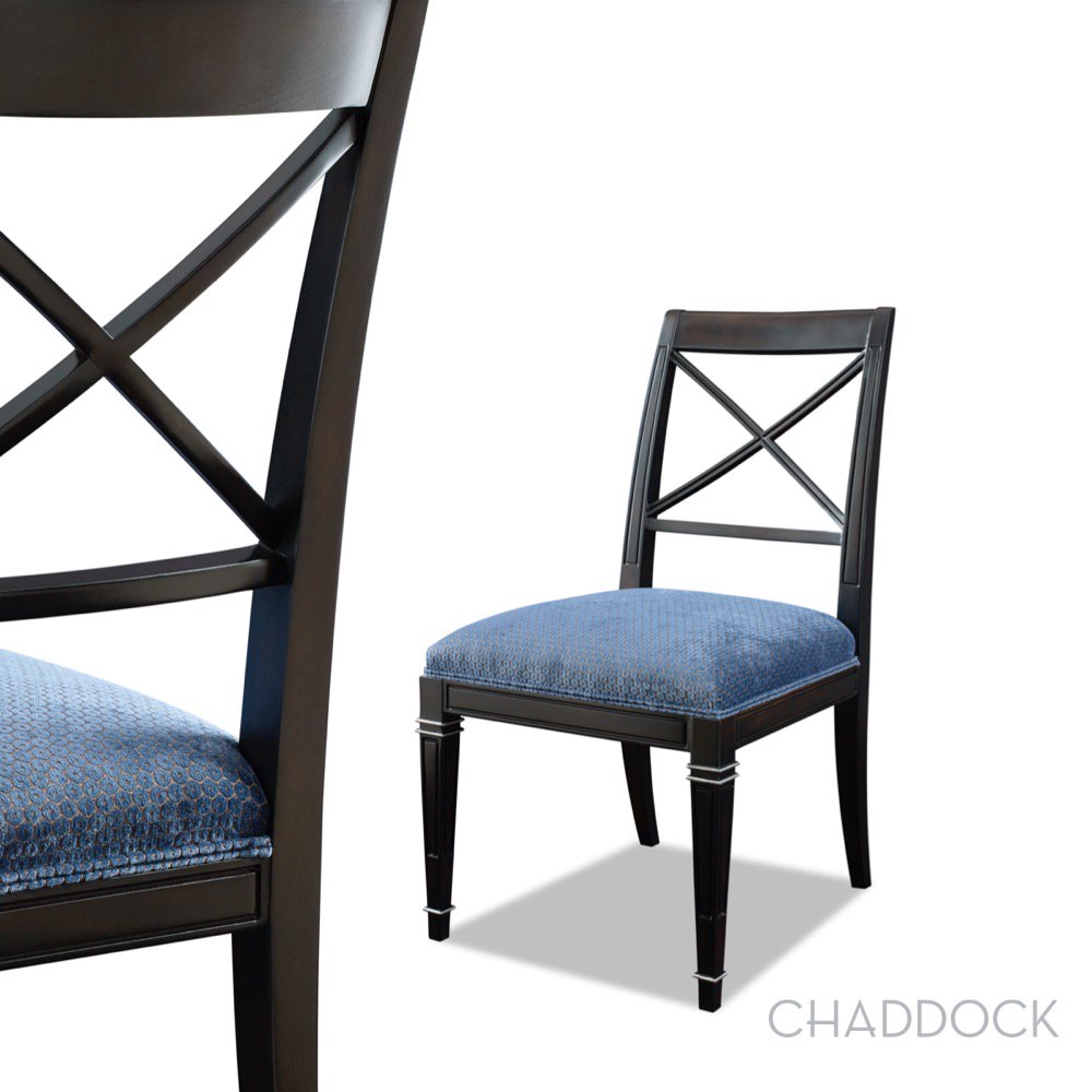 Chaddockfurn's tweet photo. Say hello to Prince George, a gorgeous #Regency style chair from the @larrylaslo collection for #Chaddock. #madeinamerica https://t.co/41DX9trHVx