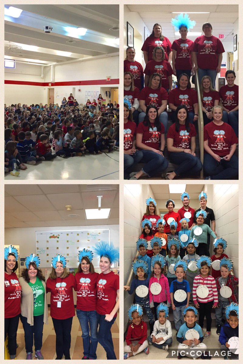 dlbarrett1's tweet photo. We teach Thing 1 and Thing 2. Celebrating Read Across America.#bpsne #ReadAcrossAmerica @BetzEagles https://t.co/fH0OhQgvSu
