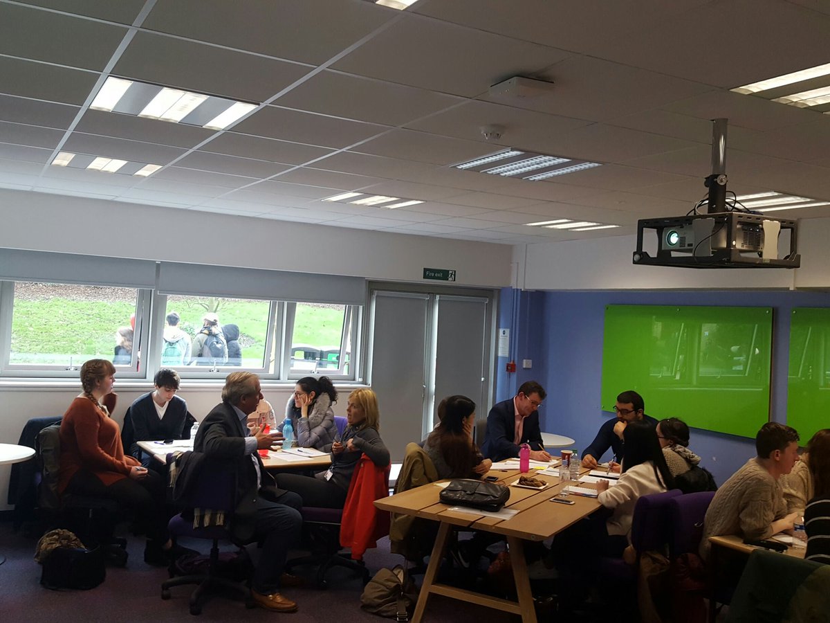 @CTS_Surrey MATranslation students brainstorming about real business challenges in the #xl8 industry. Innovation Workshop with @STPConnect