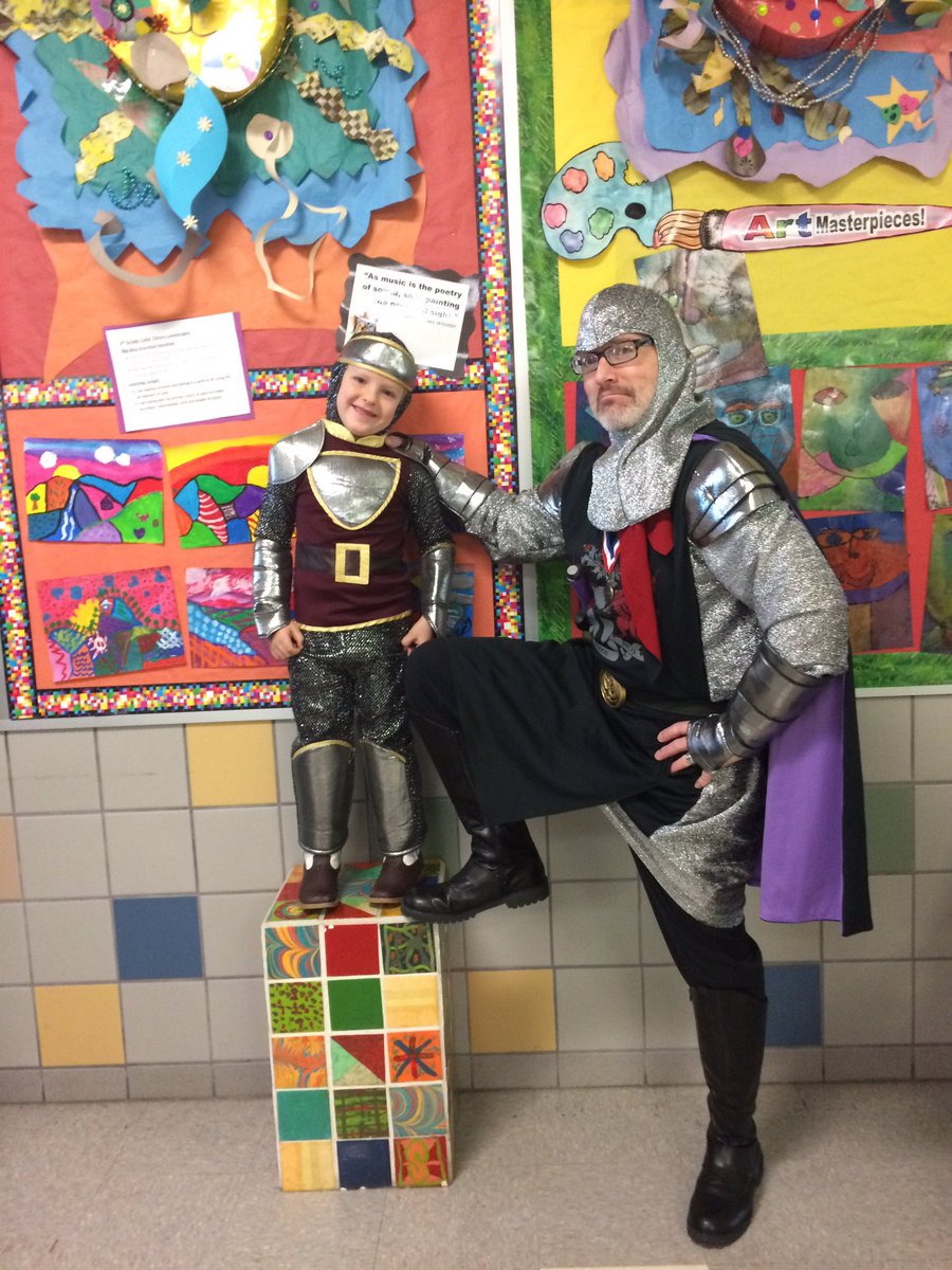 flippinreading's tweet photo. Yes the Neblett Knight had his Squire Skippy with him today. #neblettknights #buildingbearcats https://t.co/gxJW503Nmf