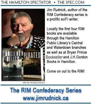 Our #HamOnt Spectator profiled me recently on my RIM Confederacy #sciFi series of novels! Come out to the RIM!