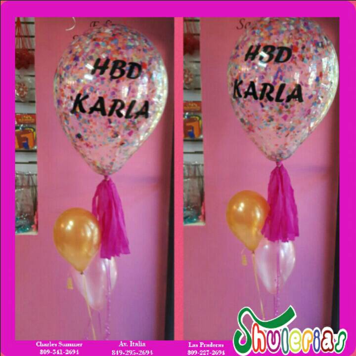 Shulerias's tweet photo. Felicidades a todos los cumpleañer@s de este viernes! #16personalizado  #Fiestas #Globos #helio #cumpleaños https://t.co/mOD2GvBLVP