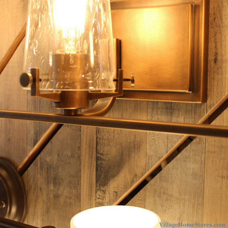 Our new showroom includes custom pendant shelves and fixture boxes using a <a href="/FormicaGroup/">Formica Group</a> laminate named "Weathered Beamwood" 6477-NG