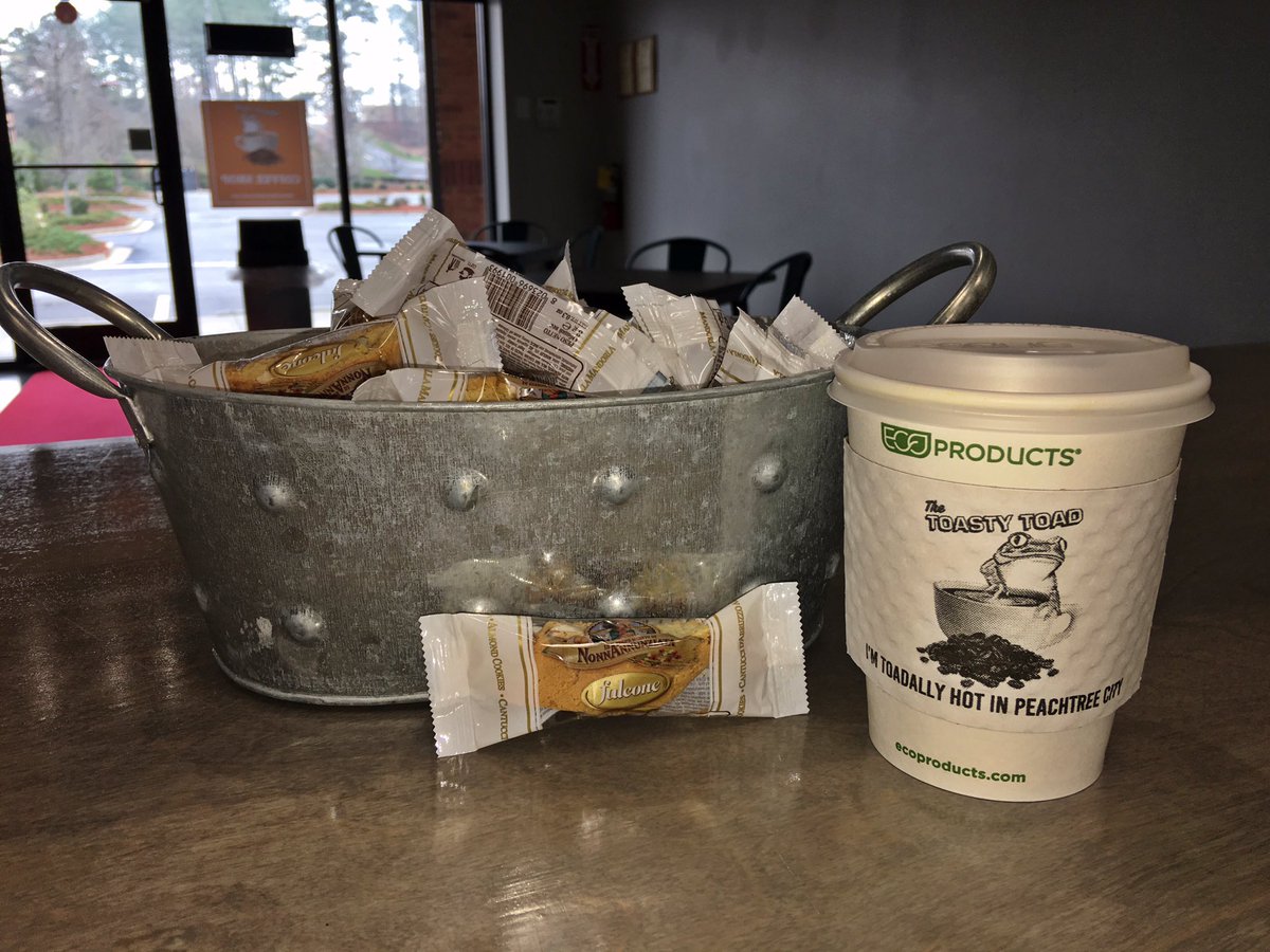 ToadCoffee's tweet photo. Mmmmmmm! Coffee and biscotti! #toadcoffee #2848hwy54inptc https://t.co/7CDglkcpwq