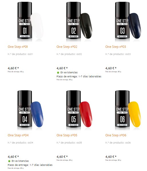 BluccStyle's tweet image. Nuestros esmaltes permanentes One Step no necesitan ni base ni finalizador. Además, tienen un acabado fresco y brillante! 💅