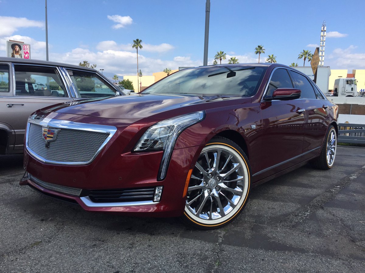 Check out this 2017 Cadillac CT6 with 19" Vogue's tires and a cus...