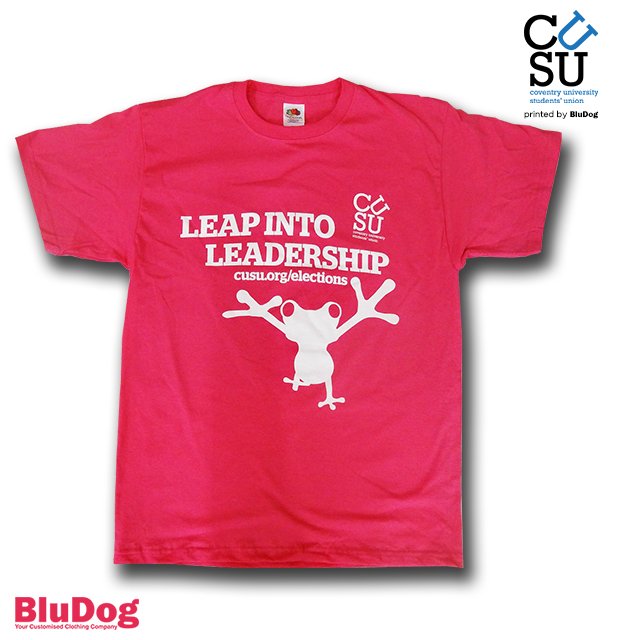 BluDogUK's tweet photo. Screen printed t shirts for Coventry University. These have been created for their student union elections! Let the campaign roll! #tshirt https://t.co/lGZjOr7Gxv