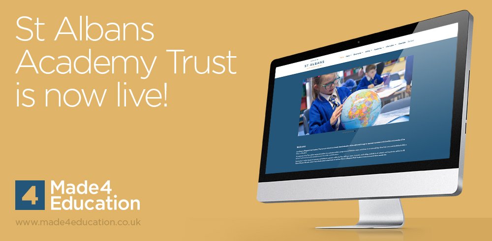 made4education's tweet photo. We've just gone live on The Diocese of St Albans Multi-Academy Trust website! https://t.co/R2BXmaAEEF #Made4Education https://t.co/DVNrt0KGhg