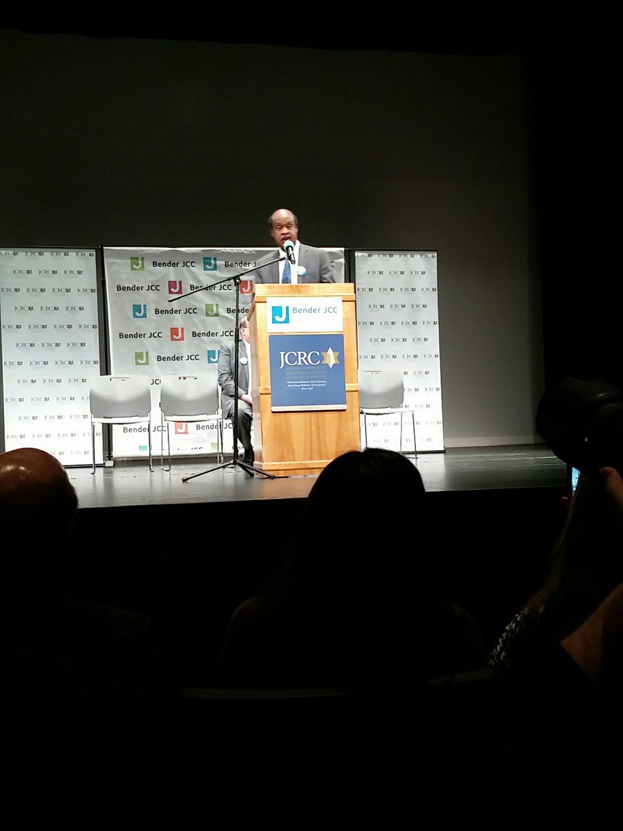 Ron Halber <a href="/BenderJCC/">Bender JCC</a> <a href="/JCRCgw/">JCRC of Greater DC</a> msg to those who threaten Jewish community: You will fail! We will be strong and proud.