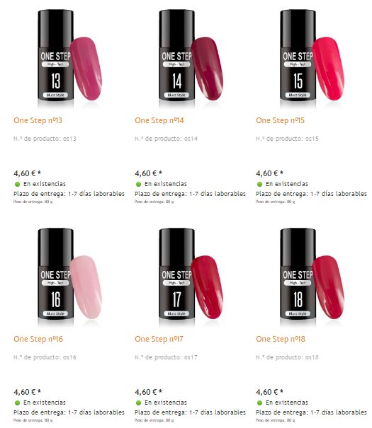 BluccStyle's tweet image. LOS ESMALTES PERMANENTES ONE STEP ESTÁN QUE VUELAN