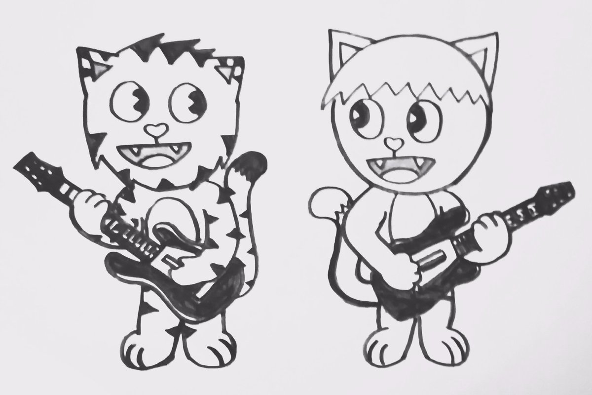 lu15ange7's tweet photo. #Hitcat and #Framsy playing #GuitarHero owo
@MondoMedia @ChainKnuckle #HappyTreeFriends #HTF https://t.co/SXiA596MDs