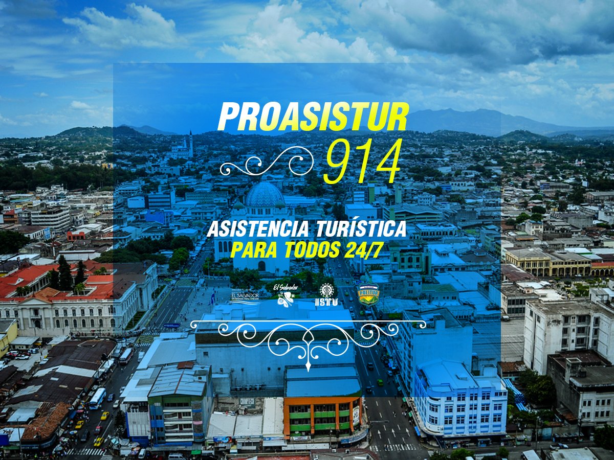 MITURElSalvador's tweet photo. #PROASISTUR Programa de atención al Turista 914 asistencia turística para todos https://t.co/QnJ7uDK5Gt