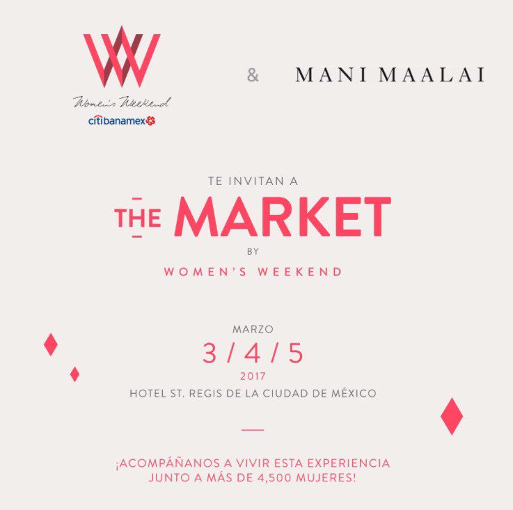 MANIMAALAI's tweet photo. Ya estamos listas! 👯 MANI MAALAI en The Market by @WomensWeekendMX #MANIMAALAI #joyasméxico ✨ https://t.co/katXfwb3dB