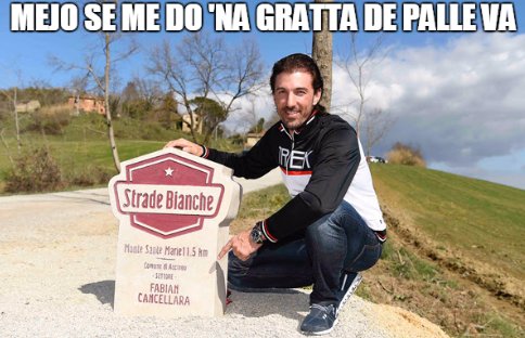 Parole de commozione stamattina pe' Fabian ai piedi der Sante Marie.
#limorté #sotornato