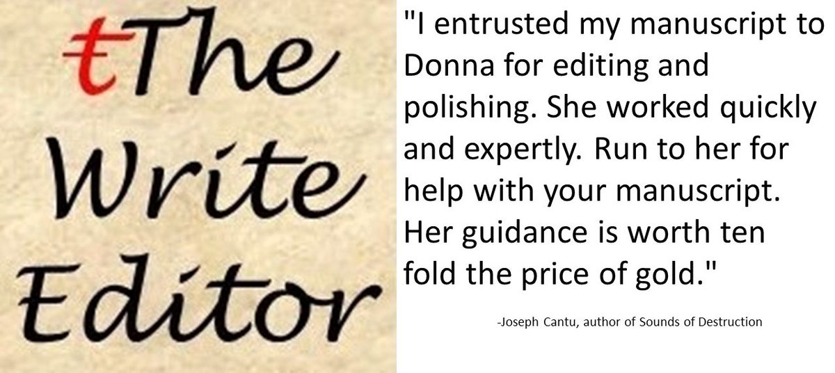 WriteEditor's tweet image. @c_kraack Many thanks for the follow. If you're ever in need of a pro-editor, I hope you'll keep me in mind. donnarussomorin.com/editorialservi…