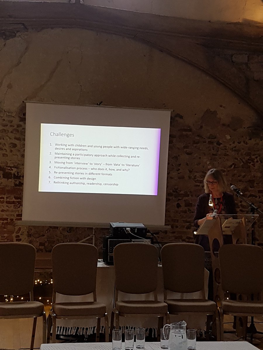 BramleyTweets's tweet photo. Candice Satchwell - the challenges of the AHRC Stories to Connect project - young people capturing and telling stories in Lancashire #LitCom https://t.co/QO6zo39sK1