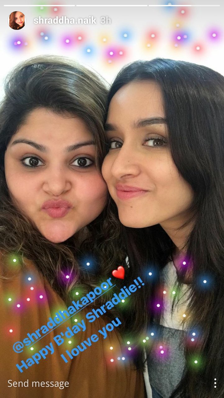 Birthday wishes from Shraddha Naik, Remo D\Souza and Ekta Kapoor. 

Happy Birthday Shraddha Kapoor 