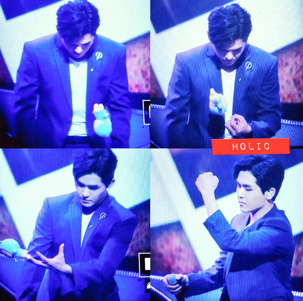 170303 무한대집회 #호야 #hoya #인피니트  인사하는 중  탈출해버린 호동 미ㄴㅣ미를 급하게 잡아보려했지만...