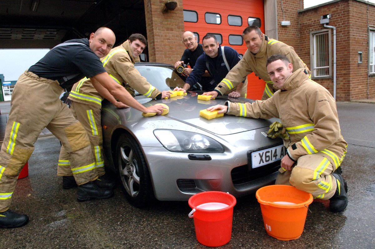 Fancy having a firefighter clean your car, while helping charity? Then head to Bognor Fire Station on April 1: trib.al/yhDE12g