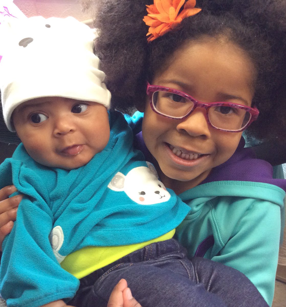 A future <a href="/PortWellerPS/">Port Weller School</a> Pirate visited our class this morning! Mikayla was proud to introduce her baby sister Kenzie to us. #family