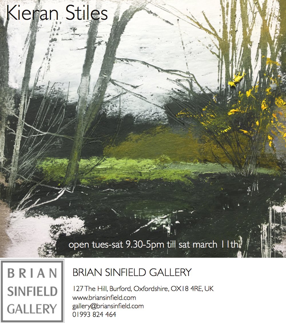 Kieran_Stiles's tweet photo. Fancy a Spring day out in Burford?
Kieran Stiles at Brian Sinfield Gallery
Gallery open tomorrow Saturday 4th 9.30-5pm https://t.co/AU1vzkx8O8