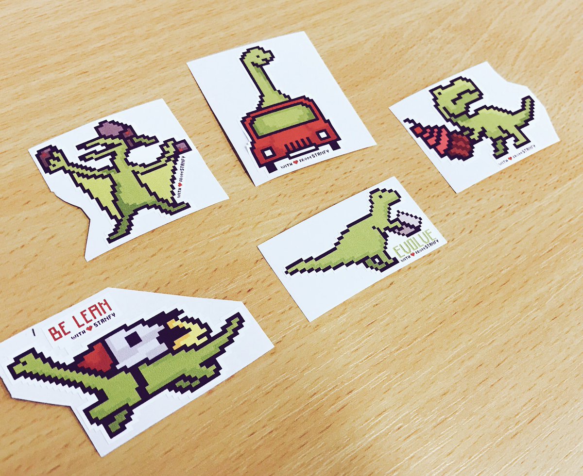 vixentael's tweet image. New stickers with #evolvezavr to share on #CocoaHeadsKyiv tomorrow. Evolve!🦎