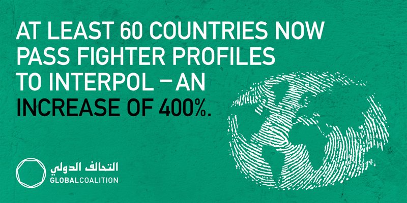 GlobalNewsIL's tweet photo. @USEmbassySyria:
the numbers of foreign fighters joining #isis has fallen. #DefeatingISIS #Syria https://t.co/Khd7ZXXsBO