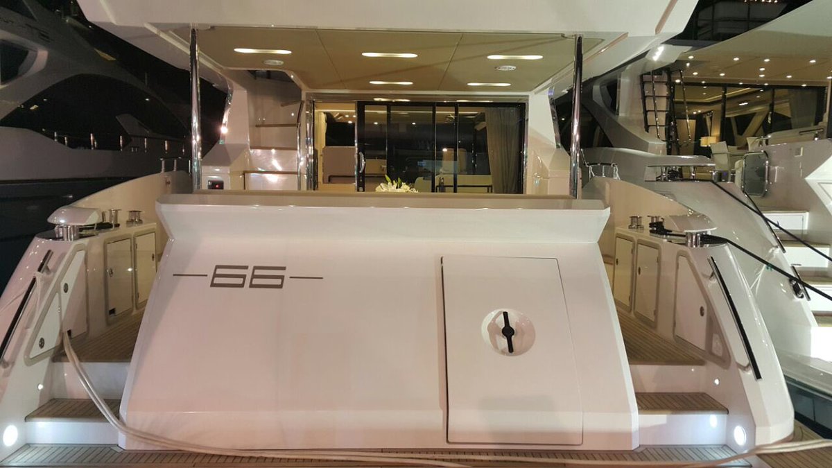 DubaiBoat's tweet photo. Holding a top spot in the Middle East for 17 years, @seasdeserts has launched the #Azimut66 at the #dubaiboatshow. Located at stand MD50. https://t.co/hqAfcuQ08v