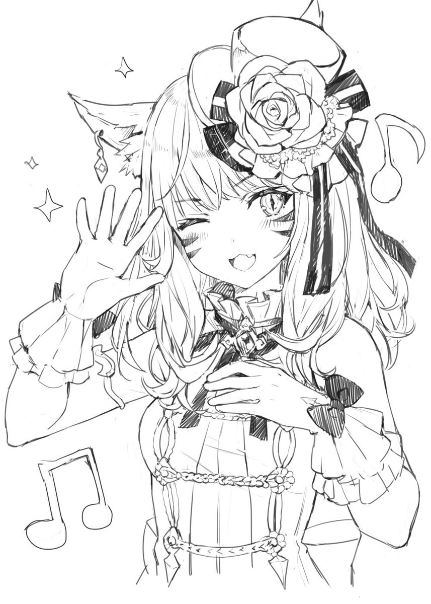 FF14「息抜きラフ!!
今年のFF14プリンセスデーアイドル衣装&エモートかわいかった♪」|ももこ🍑のイラスト