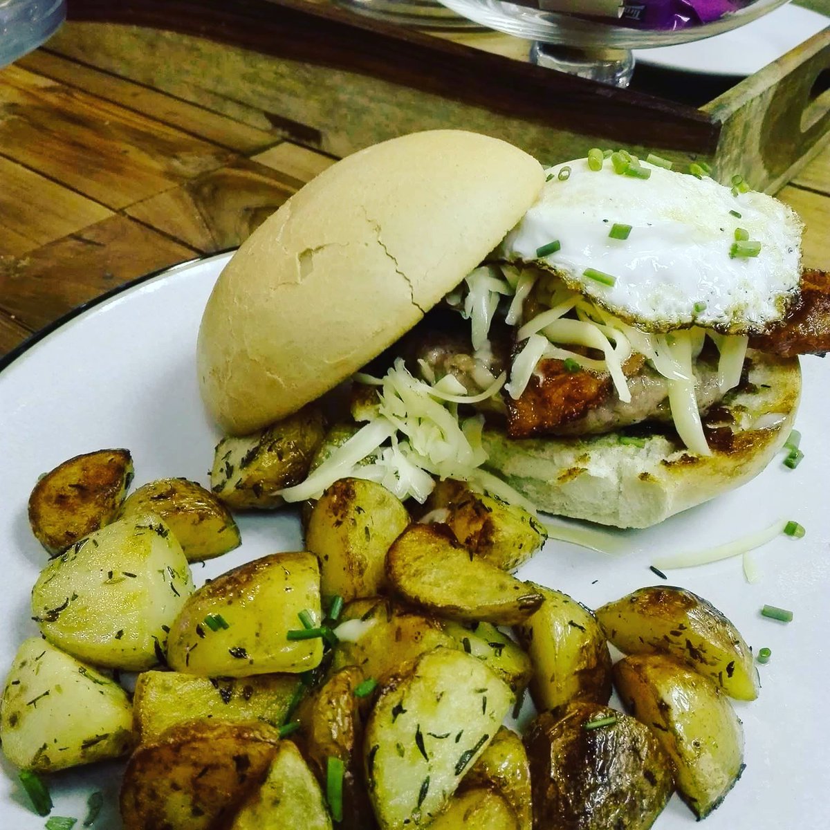 Breakfast burger Anyone?  #chorlton