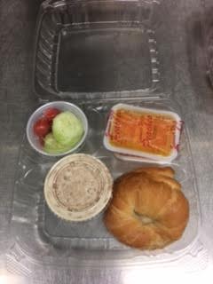 Today's option:
Tuna on a croissant with cup of veggies and a peach fruit cup