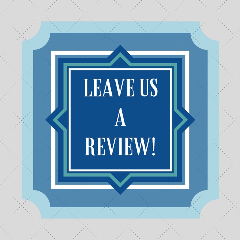 Do you have some feedback you'd like to share? Leave a review for us on Facebook or Google!