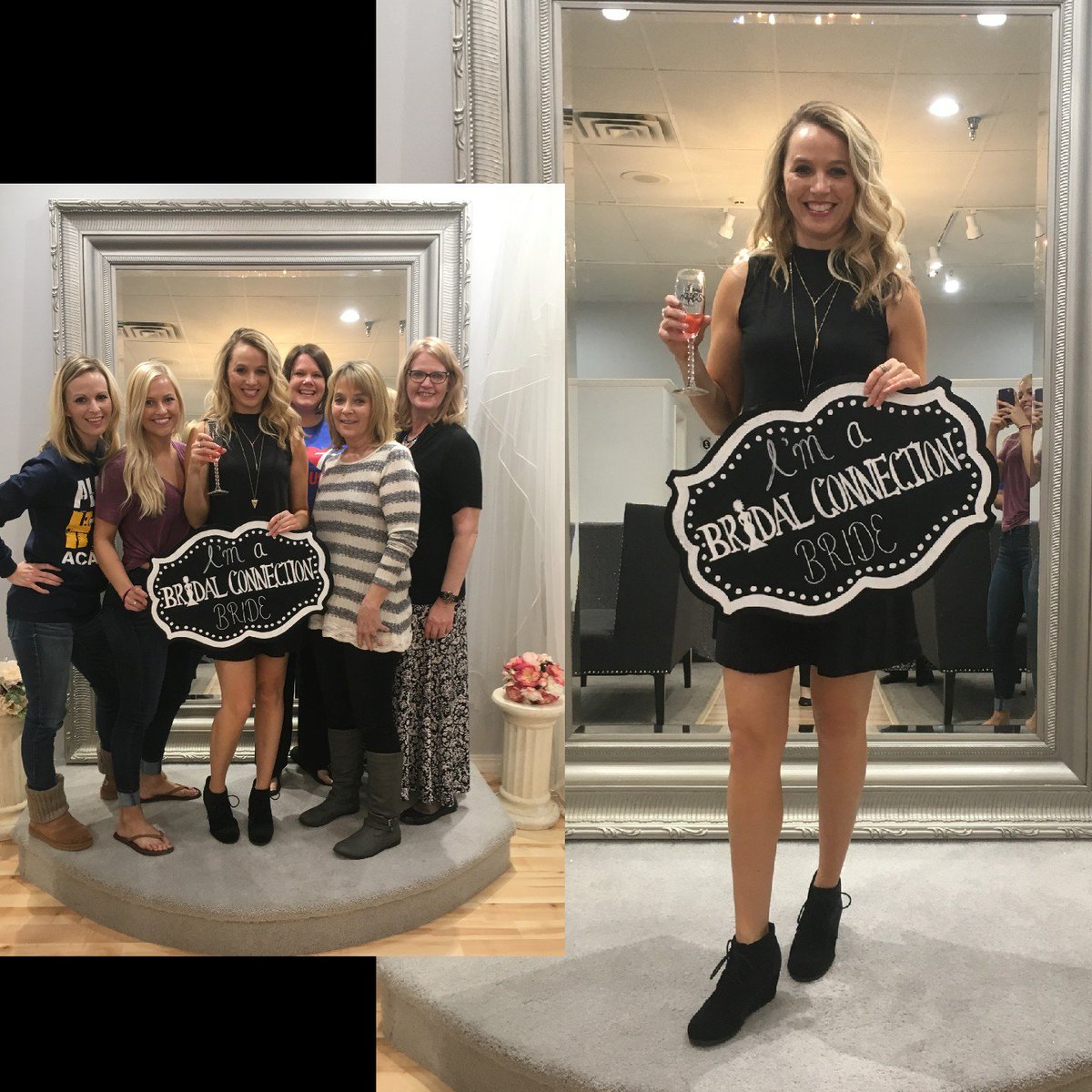 Joy said #yestothdress and joined our #tbcfamily! She will be a beautiful elegant bride and we can't wait to see photos!