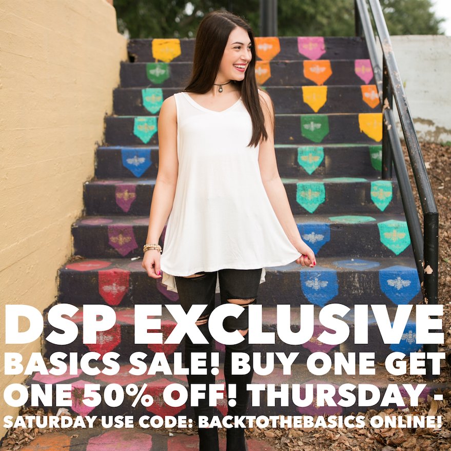 deepsouthpout's tweet image. ✨ DSP BASIC SALE ✨ Buy one, get one 50% off!! Going on now and ending Saturday 3/4! #DSPExclusive #BasicLine #SaleTime #Yay