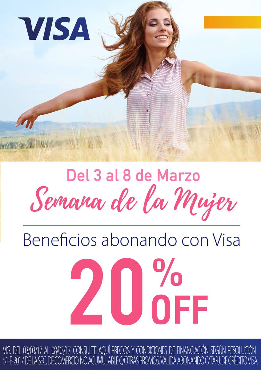 SilenzioArg's tweet photo. Semana de la Mujer❗❗20% OFF CON VISA 🙌 del 3 al 8 de marzo 💣💣 Veni y conoce la Nueva Temporada 🆕 Autumn Winter 17🔥🔥 https://t.co/ft6PuPC4xA