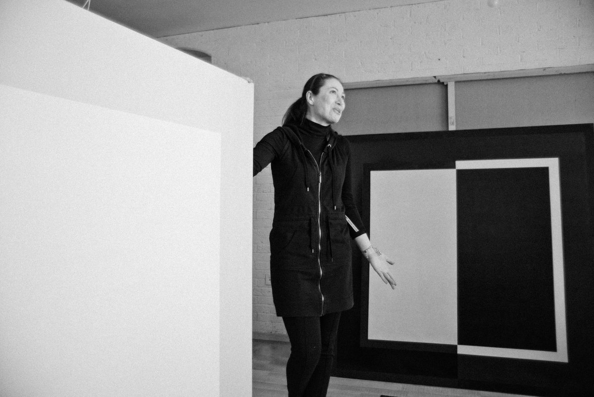 nonsofia's tweet photo. meeting maria chakarova at her studio in sofia. photo footage by 
@kamakbg #bgnonart https://t.co/iKDu0EjQ20