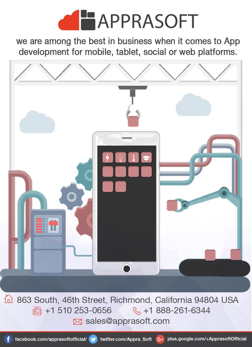 Appra_Soft's tweet image. Apprasoft is best app development company in usa
#App #Marketing#Webapp #Services #AppDevelopent #ContactUs
goo.gl/Ji3RPq