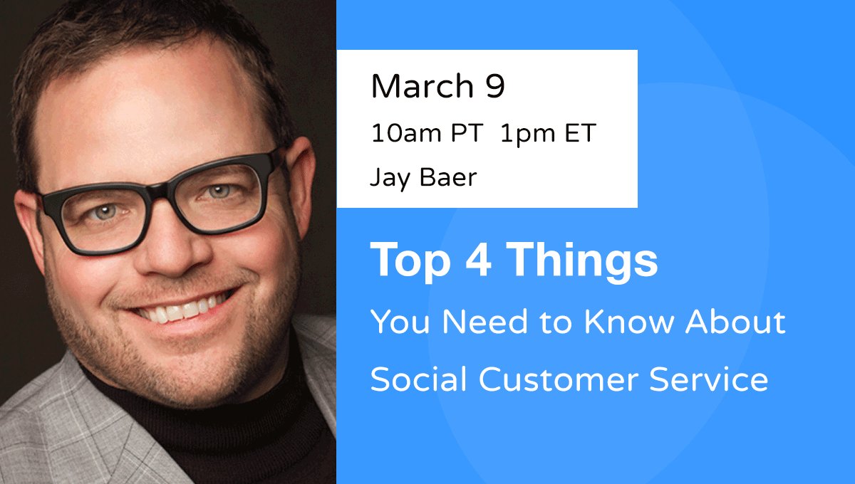 Sparkcentral's tweet photo. Who's excited for @jaybaer to break down the 4 Things You Need to Know About Social #CustServ?? 🙋🏼  #ServiceOnSocial https://t.co/SFXKYESPBx https://t.co/3ABUwYPwpi