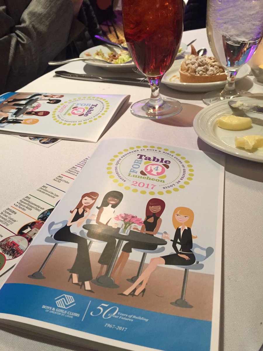 KJamboretz's tweet photo. Sharing lunch with 100's of smart, fearless women. #Tableof4 for Boys and Girls Club. https://t.co/qLqVocJHAa