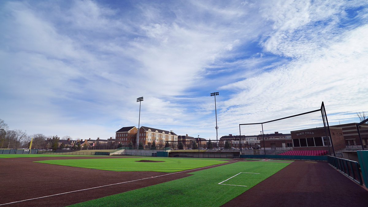 MiamiOHBaseball's tweet photo. First game on the new turf tomorrow ☝🏼⚾️ #MUBase https://t.co/9AzPqwUfam