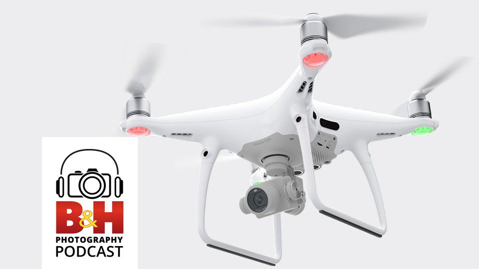 bhphoto's tweet photo. TUNE IN: We discuss the #Phantom4Pro and the latest drone tech on this week's #BHPhotoPodcast - https://t.co/FPatXmCjvj https://t.co/17a9gQSqcF