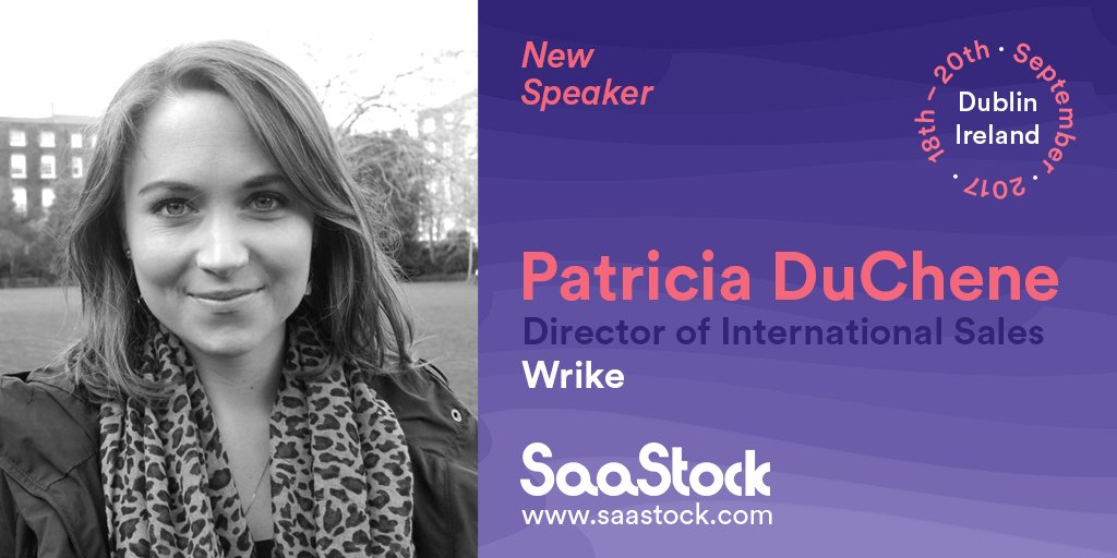 Shift_AI_Events's tweet photo. We're delighted 😊 to add @PattyDuChene, Founding Director of @Wrike’s EMEA HQ in Dublin ☘️ to the list of speakers joining us at #SaaStock17 https://t.co/tRLq5mcfJ0