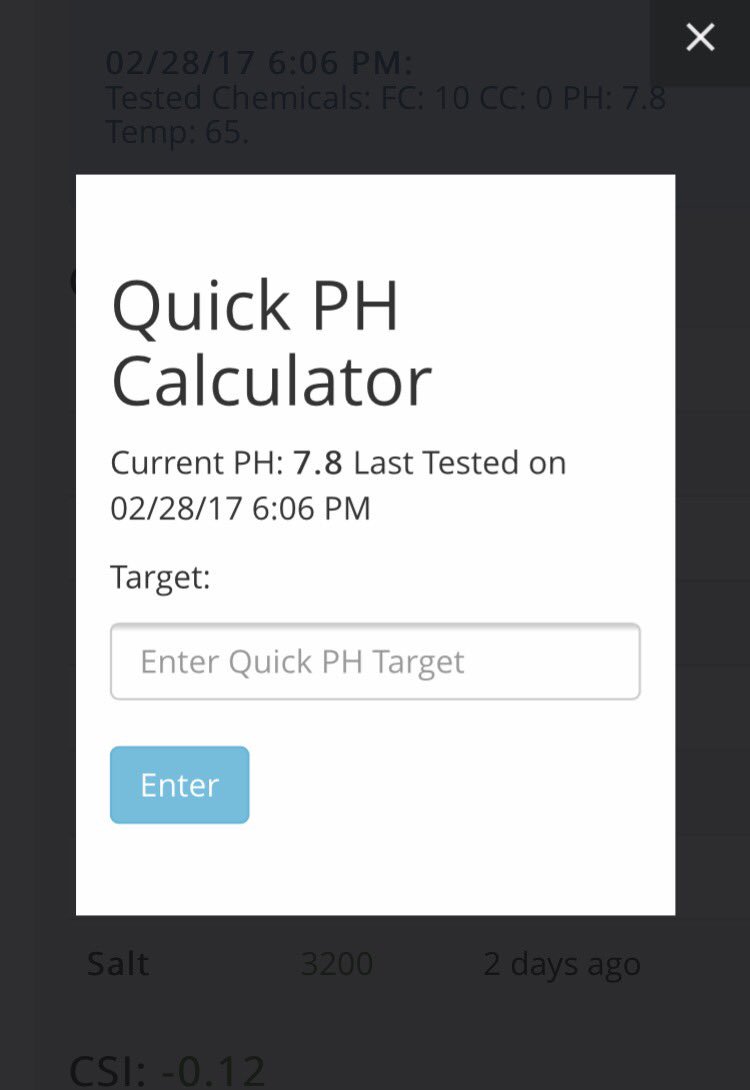 Added new quick PH and FC calculators. Check them out! #pool #poolcare