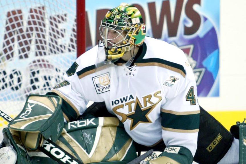 Mike Smith during his time with the Dallas Stars