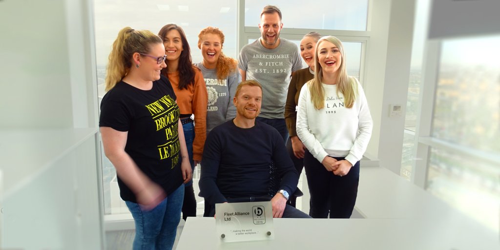FleetAlliance's tweet photo. Today we are celebrating our second year as a 2 star accredited @bestcompanies to work for. Happy #bestcompaniesday! https://t.co/Crhy4qDbcK
