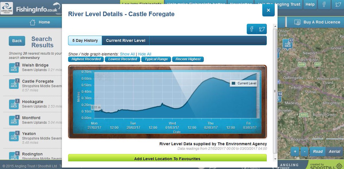 Wet &amp; windy weekend ahead &amp; not long to the close season. Check river levels if you're going fishing <a href="/FishingInfoUK/">FishingInfo</a> bit.ly/1MyI2A2
